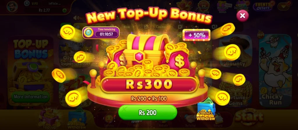 earn bonusses in salam bet real earning game