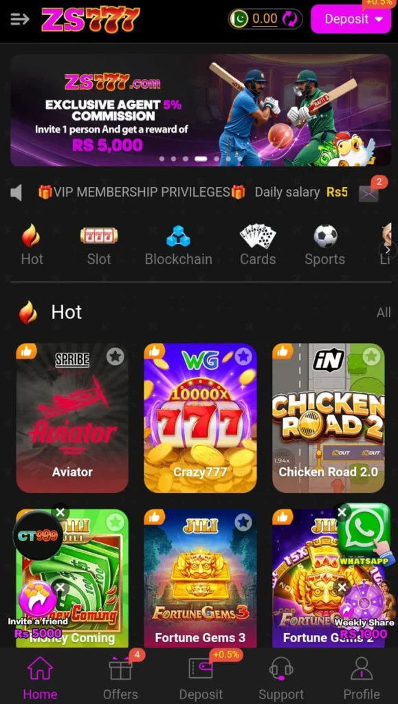 ZS777 Game download latest earning game in pakistan